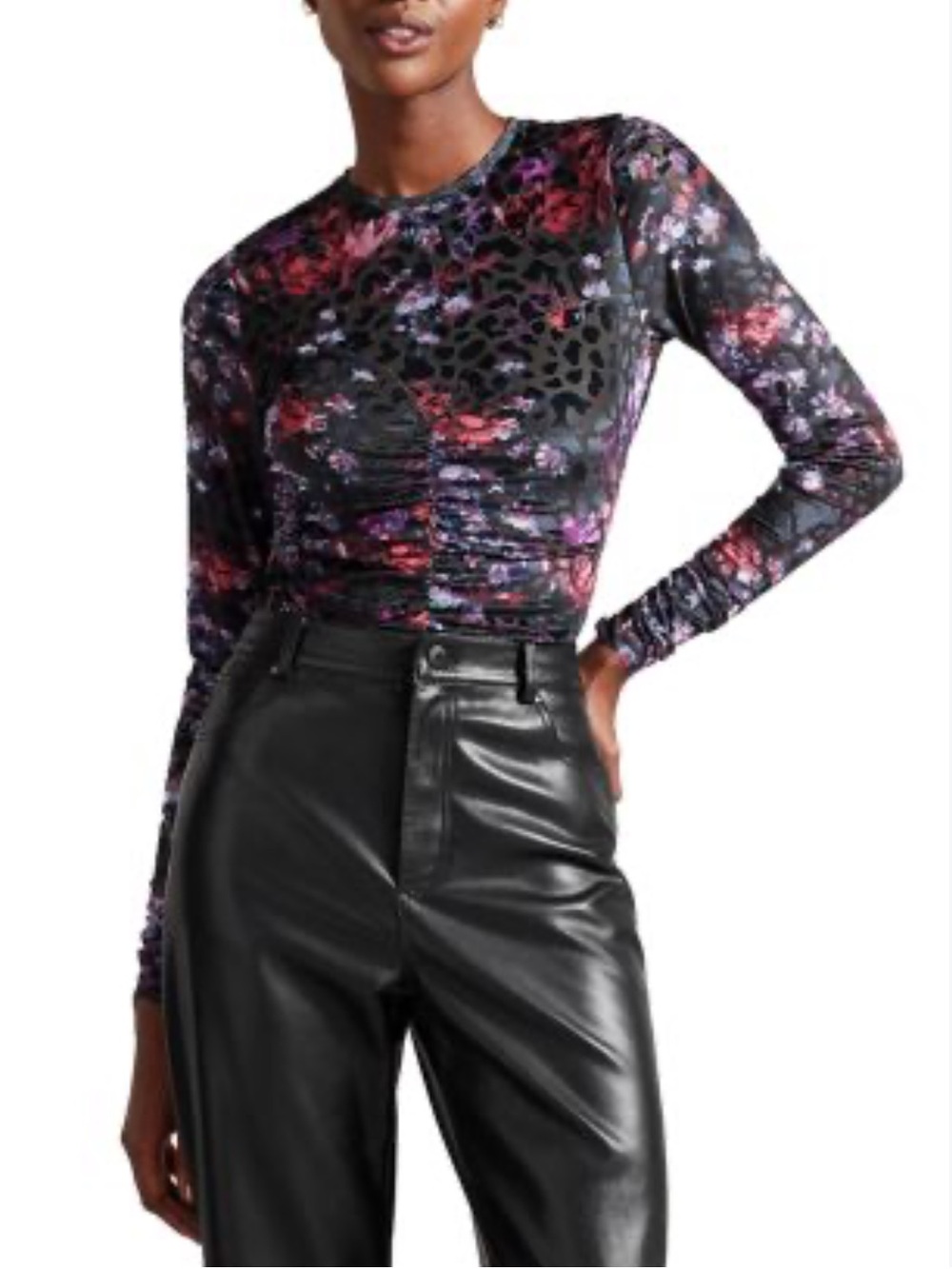 Ted Baker Mattela Mesh Bodysuit Floral